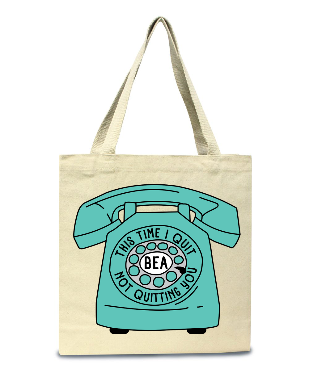 Bea : Telephone Tote Bag