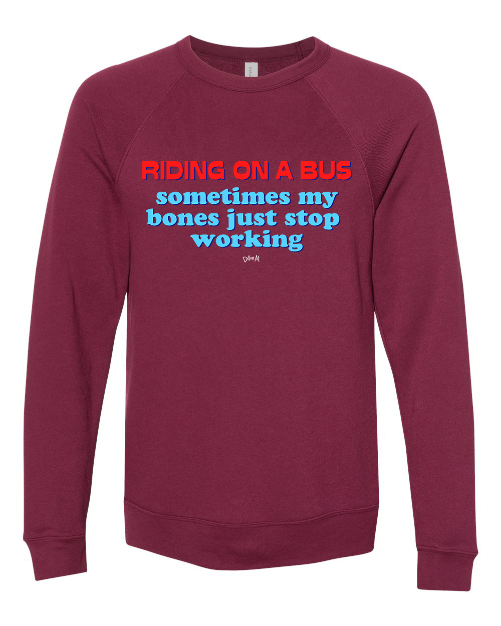 Dillon M. : Riding on a Bus Sweatshirt