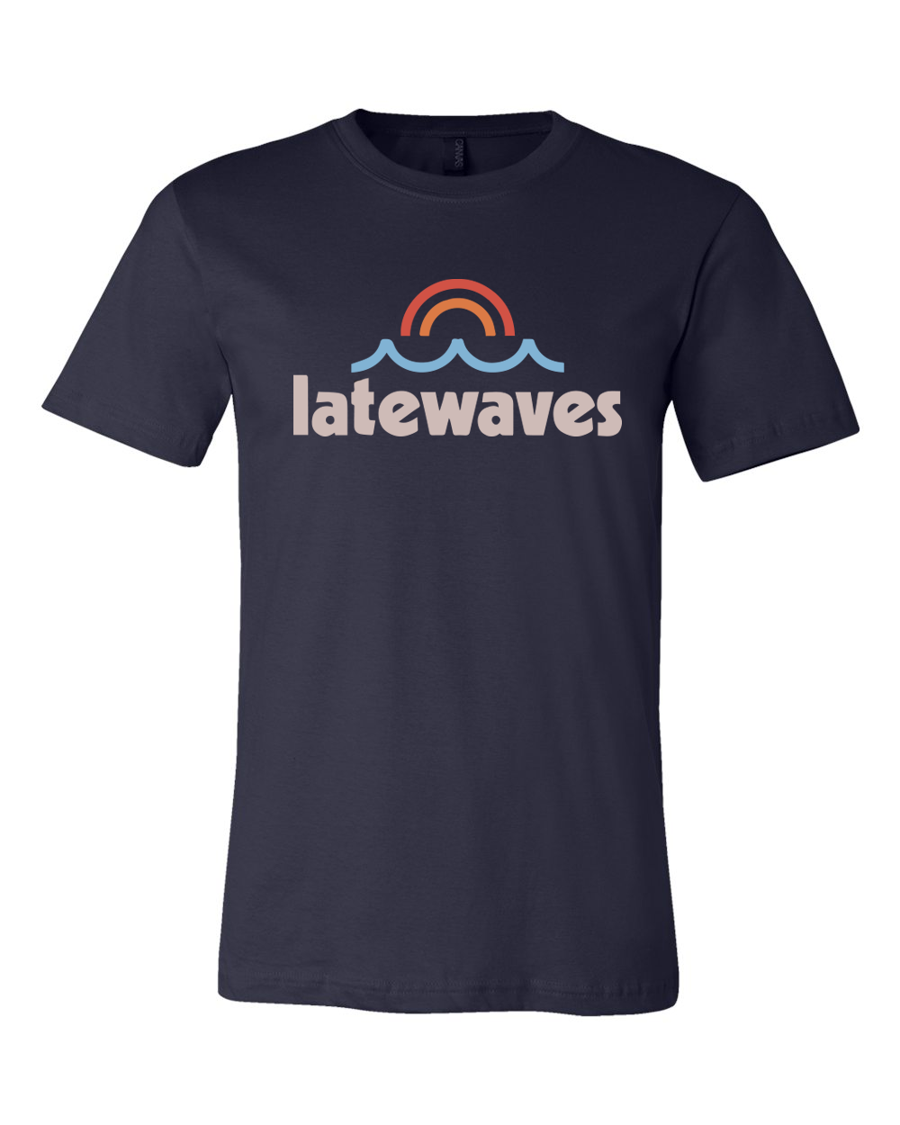 Latewaves : Logo Tee (Navy)
