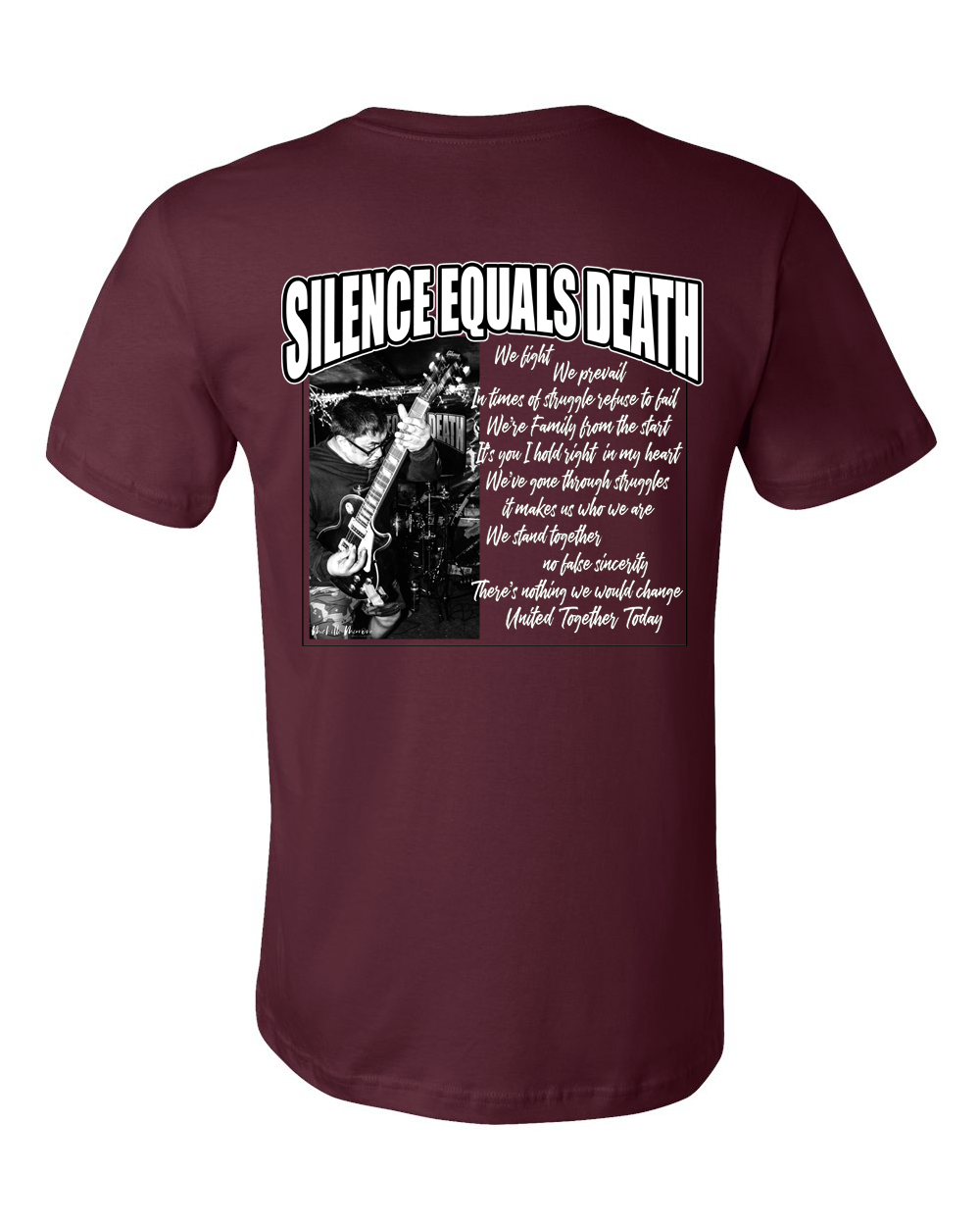 Silence Equals Death : Garden State HxC Tee