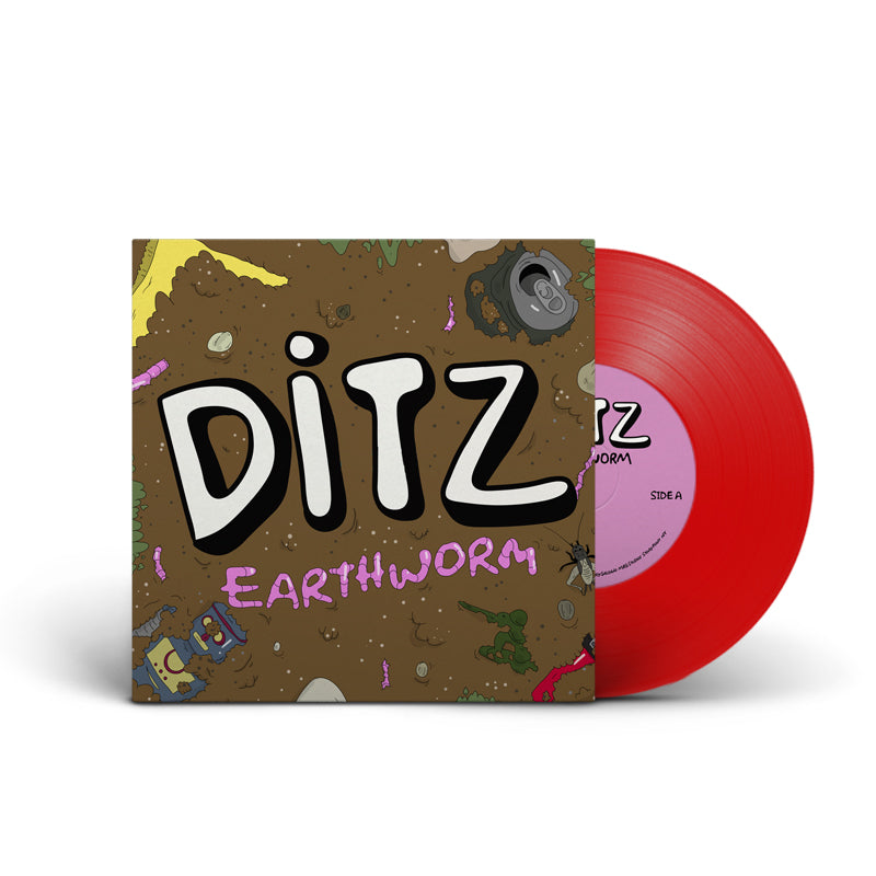Ditz : Earthworm 10" (Red)
