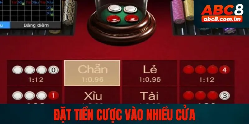 Chia nhỏ tiền vốn và đặt cược vào nhiều cửa